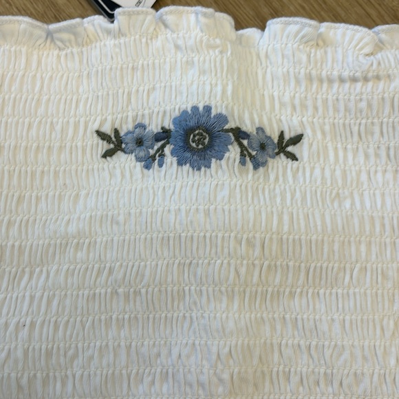 NEW Hollister Reversible Smocked Tube Top by - Picture 3 of 6